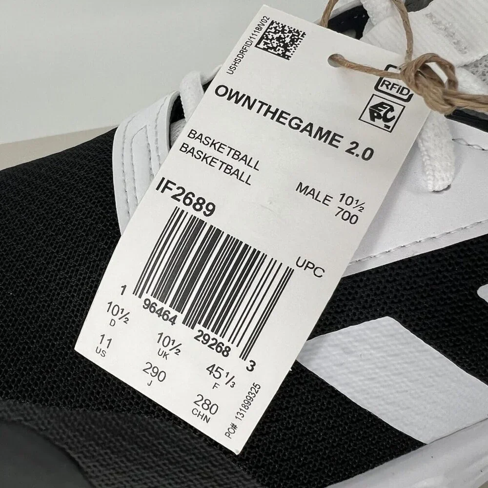 Adidas Mens ‎  Sneakers & Athletic Shoes Own The Game 2.0 Basketball Shoes 11